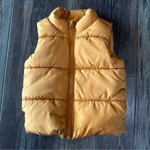 Old Navy 6-12 mo puffer vest fleece lined baby boy jacket